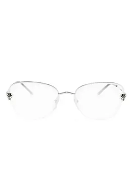 Cartier Eyewear очки Panthre De Cartier, серебристый