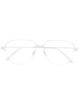 Cartier Eyewear очки-пилоты, серебристый