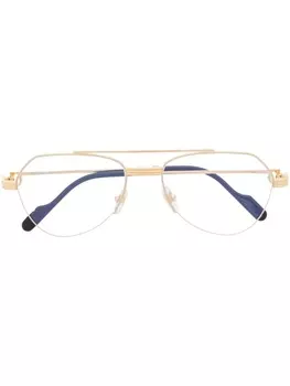 Cartier Eyewear очки-пилоты, золотистый
