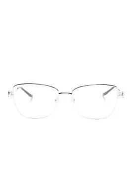 Cartier Eyewear очки Santos De Cartier, серебряный