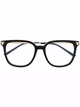 Cartier Eyewear очки трапециевидной формы, золотистый