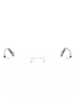 Cartier Eyewear очки в безободковой оправе, красный