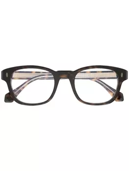 Cartier Eyewear очки в круглой оправе черепаховой расцветки, коричневый