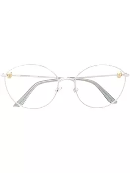 Cartier Eyewear очки в круглой оправе, серебристый