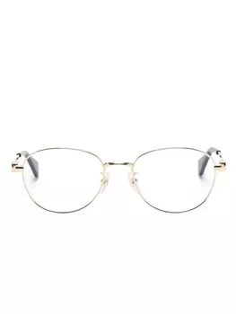 Cartier Eyewear очки в круглой оправе, золотистый