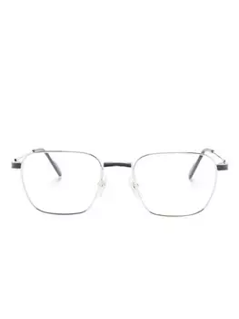 Cartier Eyewear очки в квадратной оправе, серебряный
