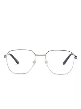 Cartier Eyewear очки в квадратной оправе, серебряный