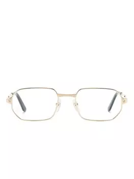 Cartier Eyewear очки в квадратной оправе, золотой