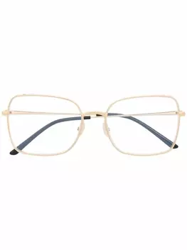 Cartier Eyewear очки в металлической оправе, золотистый