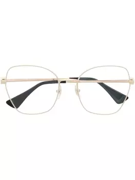 Cartier Eyewear очки в оправе 'кошачий глаз', золотистый