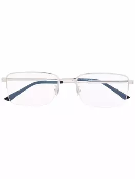 Cartier Eyewear очки в прямоугольной оправе, серебристый