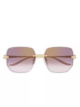 Cartier Eyewear Panthre de Cartier солнцезащитные очки, золотой