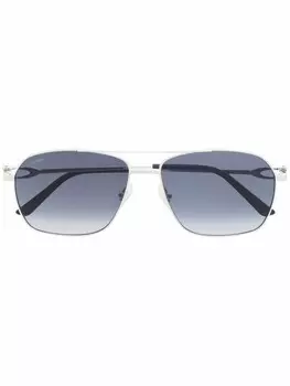 Cartier Eyewear солнцезащитные очки-авиаторы CT0306S, серебряный