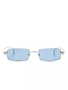 Cartier Eyewear солнцезащитные очки Panthre de Cartier, серебристый