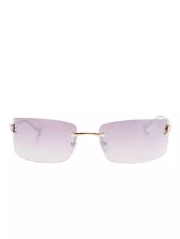 Cartier Eyewear солнцезащитные очки Panthre De Cartier, золотой