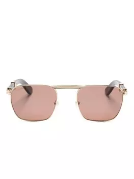 Cartier Eyewear солнцезащитные очки-пилоты, коричневый