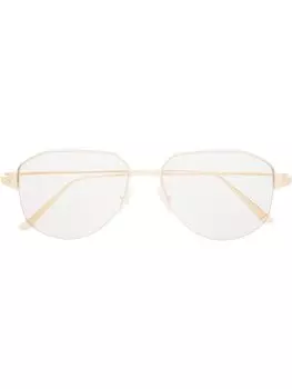 Cartier Eyewear солнцезащитные очки-пилоты, золотистый