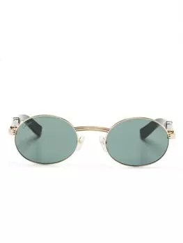 Cartier Eyewear солнцезащитные очки Premire de Cartier в овальной оправе, золотистый