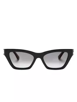 Cartier Eyewear солнцезащитные очки с логотипом, черный