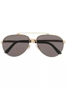 Cartier Eyewear солнцезащитные очки Santos de Cartier, золотой