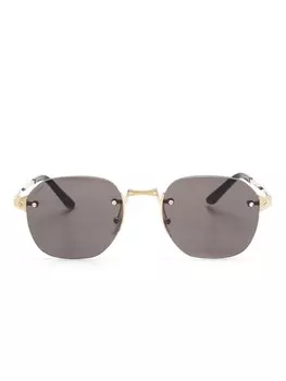 Cartier Eyewear солнцезащитные очки Santos de Cartier, золотистый