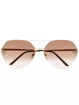 Cartier Eyewear солнцезащитные очки, золотистый