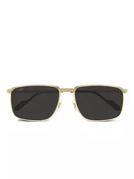Cartier Eyewear square солнцезащитные очки, золотой