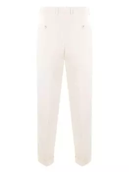 Caruso брюки по фигуре, нейтральный цвет