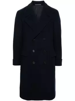 Caruso двубортное пальто, синий
