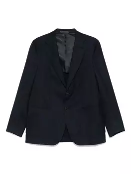 Caruso однобортный пиджак, синий