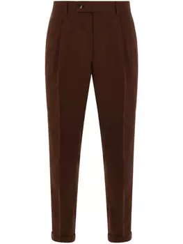 Caruso прямые брюки, коричневый
