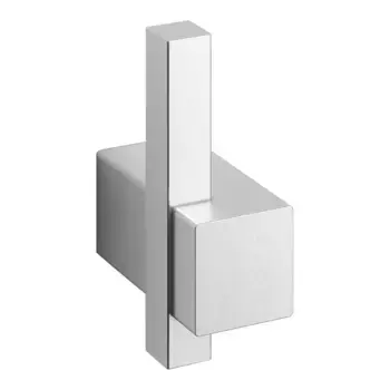 Carvo Zack Одинарная вешалка для ванной комнаты, матовая сталь