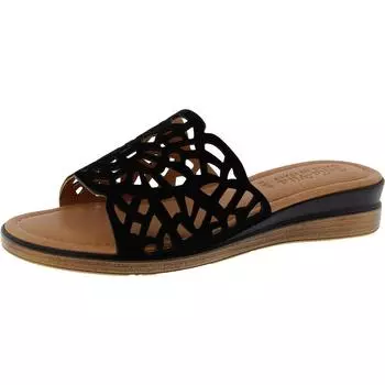 Cas-Italy женские кожаные сандалии с мягкой стелькой Bella Vita, цвет black kidsuede leather