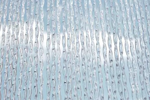 CASA ALBI 2-полосная штора, белая, прозрачная, размеры: 120 x 230 см. La Tenda, белый