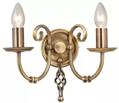 Casa Padrino Baroque двойной бра цвет античная латунь 35 x 22 x В. 27 см - Элегантный настенный светильник из стали - Настенные светильники в стиле барокко