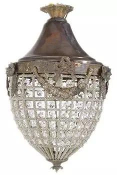 Casa Padrino Baroque хрустальный подвесной светильник, оксидированный 25 x В. 35 см - Круглый подвесной светильник в стиле барокко - Светильники в стиле барокко - Благородный и великолепный