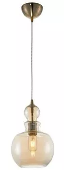 Casa Padrino подвесной светильник бронза/янтарь 21,5 x В. 33,4 см - Подвесной светильник с регулируемой высотой