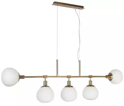 Casa Padrino Подвесной светильник латунь/белый 120 x В. 37,3 см - Современный подвесной светильник из металла с матовым стеклом