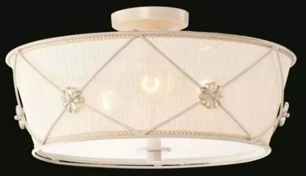 Casa Padrino Потолочная люстра в стиле барокко белое золото 45 x H 23 см в античном стиле - мебельная люстра люстра потолочный светильник подвесной светильник