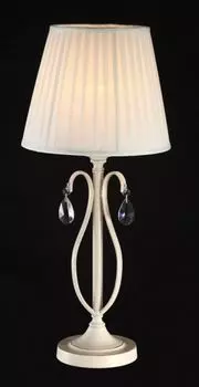 Casa Padrino роскошная хрустальная настольная лампа кремово-золотой / белый абажур 28 x 62 см - Лампа - Luxury Collection