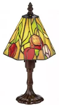 Casa Padrino роскошная настольная лампа Тиффани/табурет розы разноцветные 15 x В. 30 см - качество класса люкс