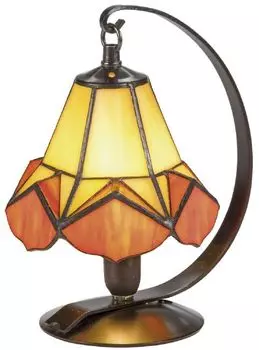 Casa Padrino роскошная настольная лампа Tiffany желтый/оранжевый 15 x В. 23 см - лампа ручной работы из 36 деталей