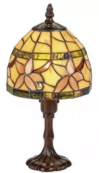 Casa Padrino роскошная настольная лампа Tiffany коричневая/разноцветная 15 x В. 30 см - роскошная табуретка