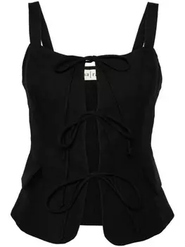 Casa raki льняной жилет Dona, черный