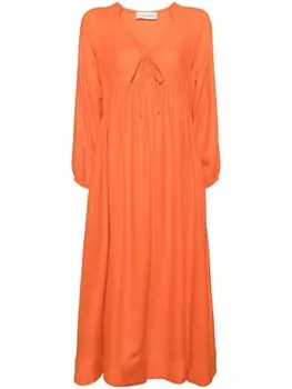Casa raki платье миди Elda, оранжевый