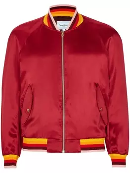 Casablanca бомбер с вышивкой Morocco, красный