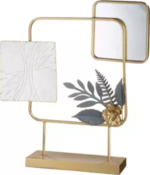 Casablanca by Gilde Настенный декор "Stand Relief Belize" 57х60х9 см, цвет goldfarben