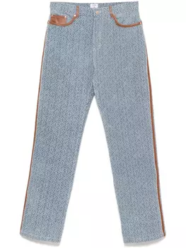 Casablanca джинсы с монограммой, синий