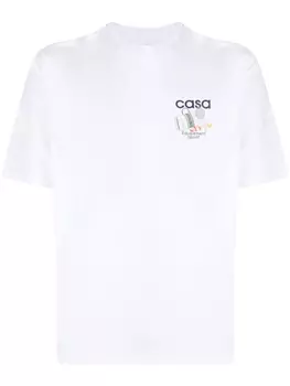 Casablanca футболка quipement Sportif, белый