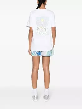 Casablanca футболка Tennis Pastelle, белый